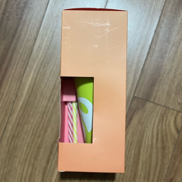 🆕 DAVIDSTEA Colour Changing Tropical Cold Cups - Set of 4 w/ lids & straws - Picture 2 of 7